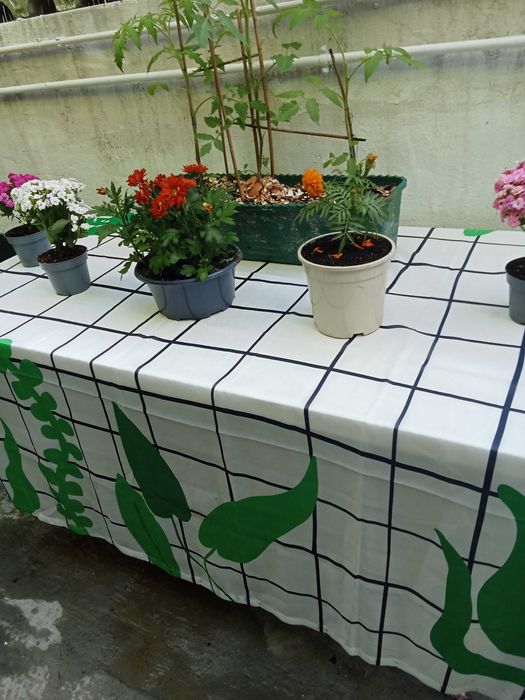 Mesa de refeição com 6 lugares