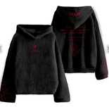 Плюшевое худи Ackee Store XL zxc deadinside drain alt goth