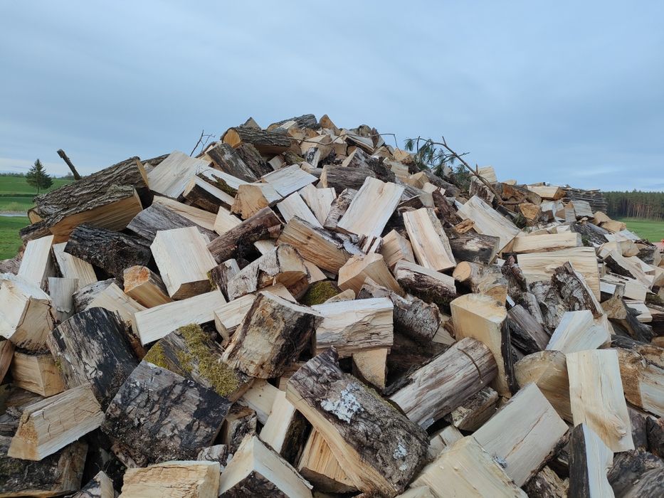 Drewno opałowe rąbane, osika, brzoza