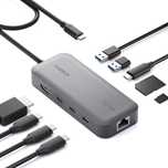 Inateck Hub USB C 10 w 1, 4K 60 Hz HDMI, stacja dokująca