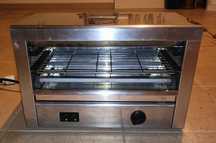 Torradeira industrial, em Inox.
