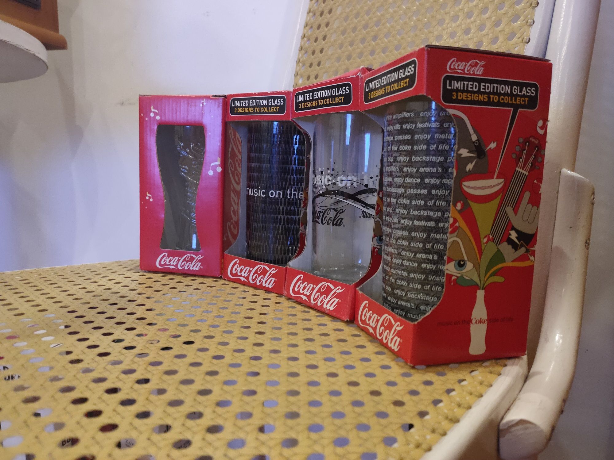 Szklanki Coca - Cola kolekcjonerskie 99 - początkowe lata 2000