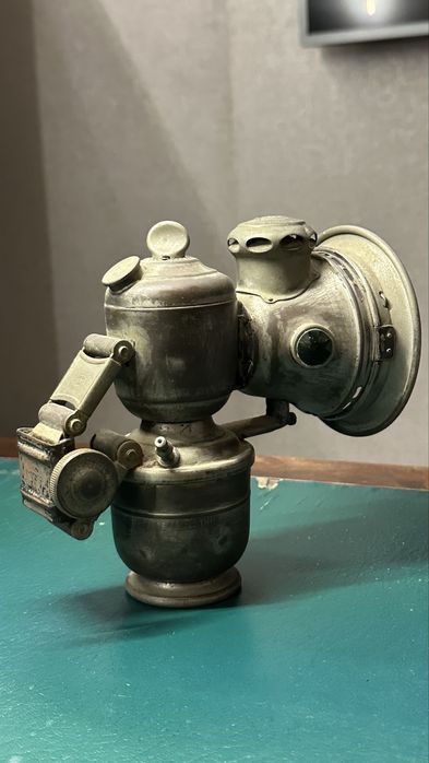 Farol a carbureto para Bicicleta