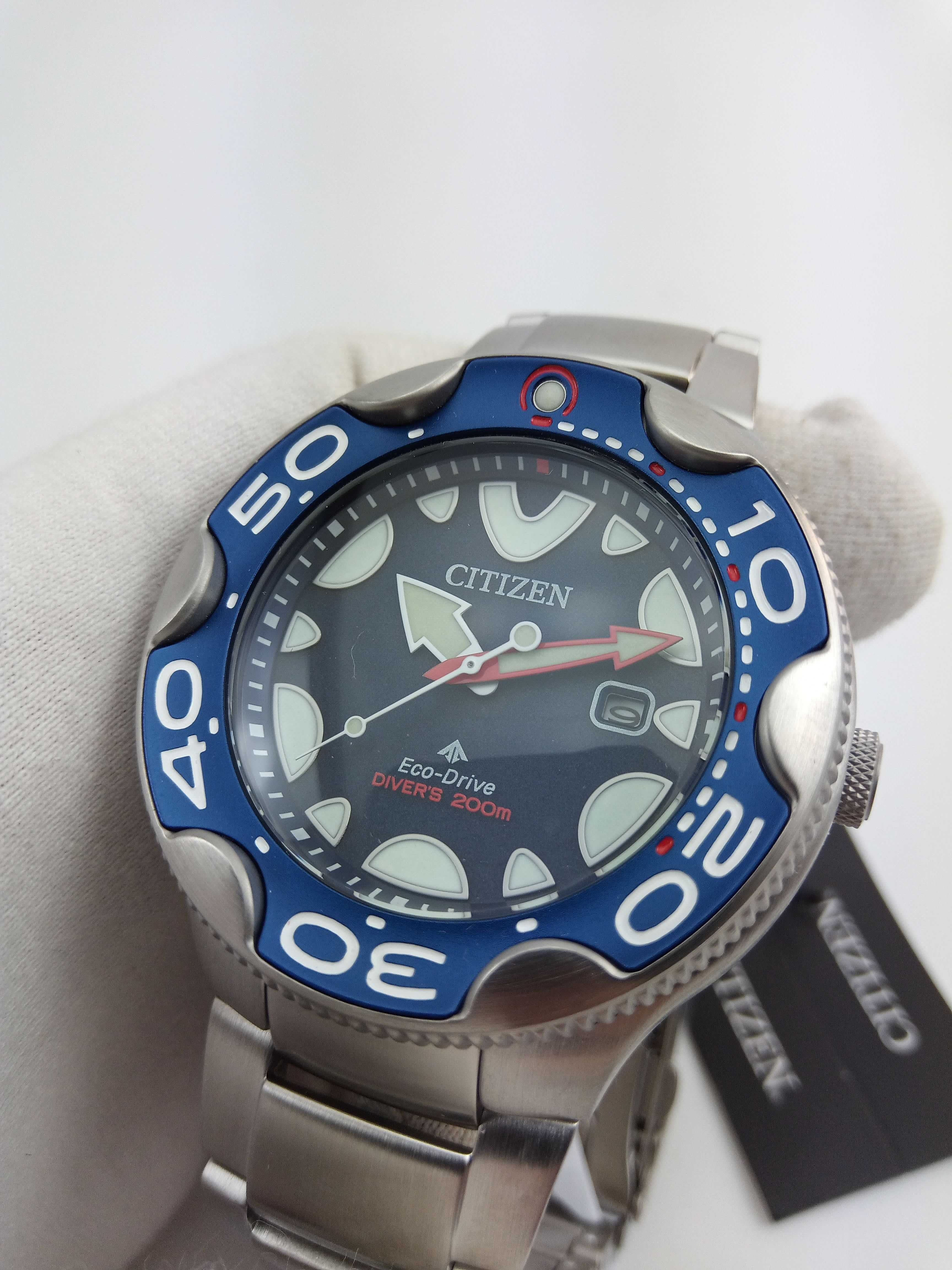 Спецсерия Orca 200м японские мужские часы Citizen Eco-Drive BN0231-52L