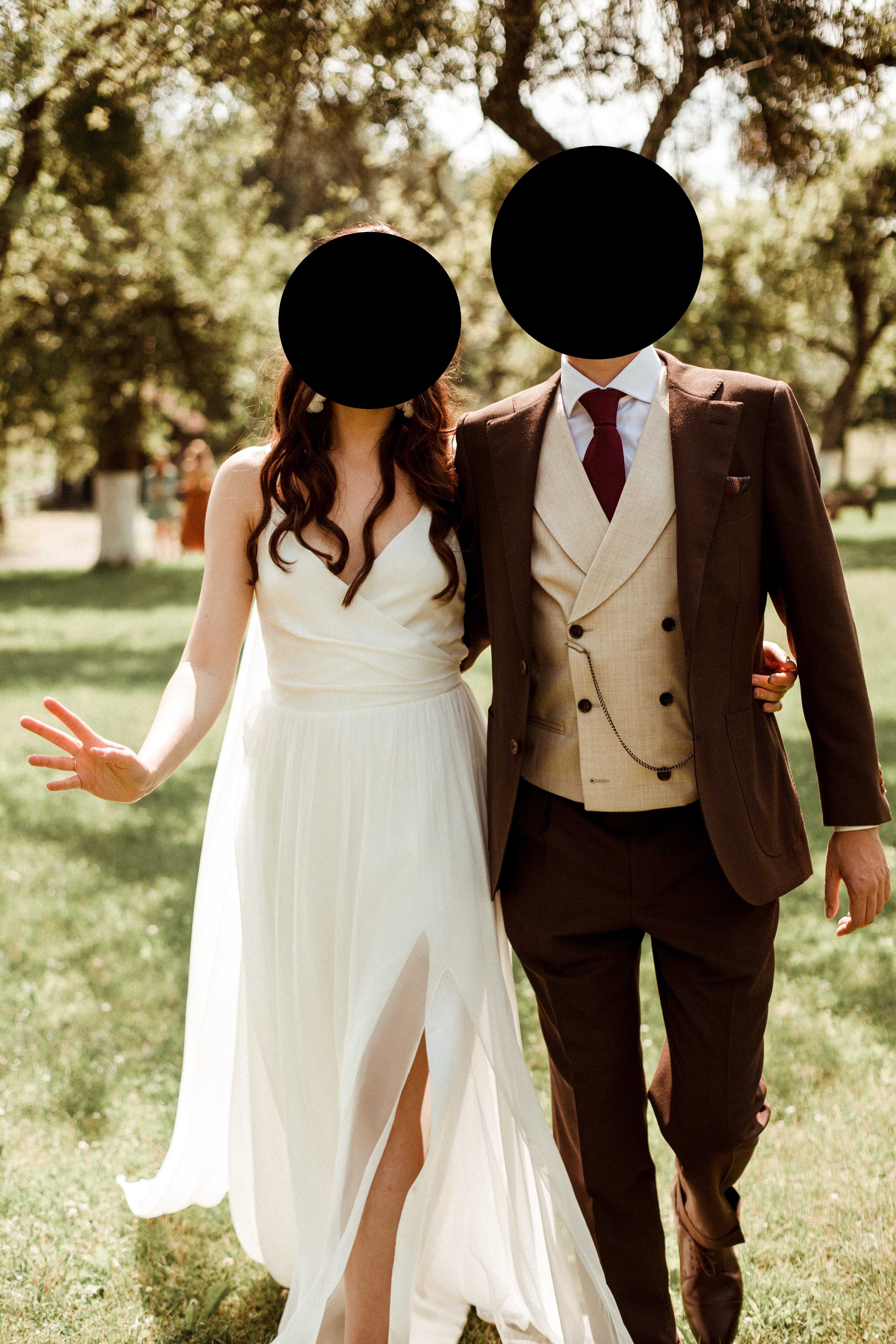 Suknia ślubna Be Girly Agaty Wojtkiewicz jedwabna roz. 38