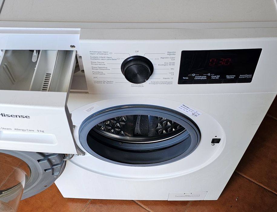 Máquina lavar roupa 9kgs c/garantia