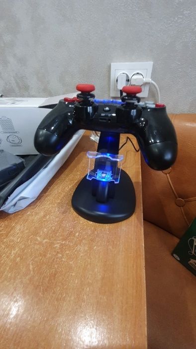 Carregador base dock comandos playstation PS4 LED USB NOVO