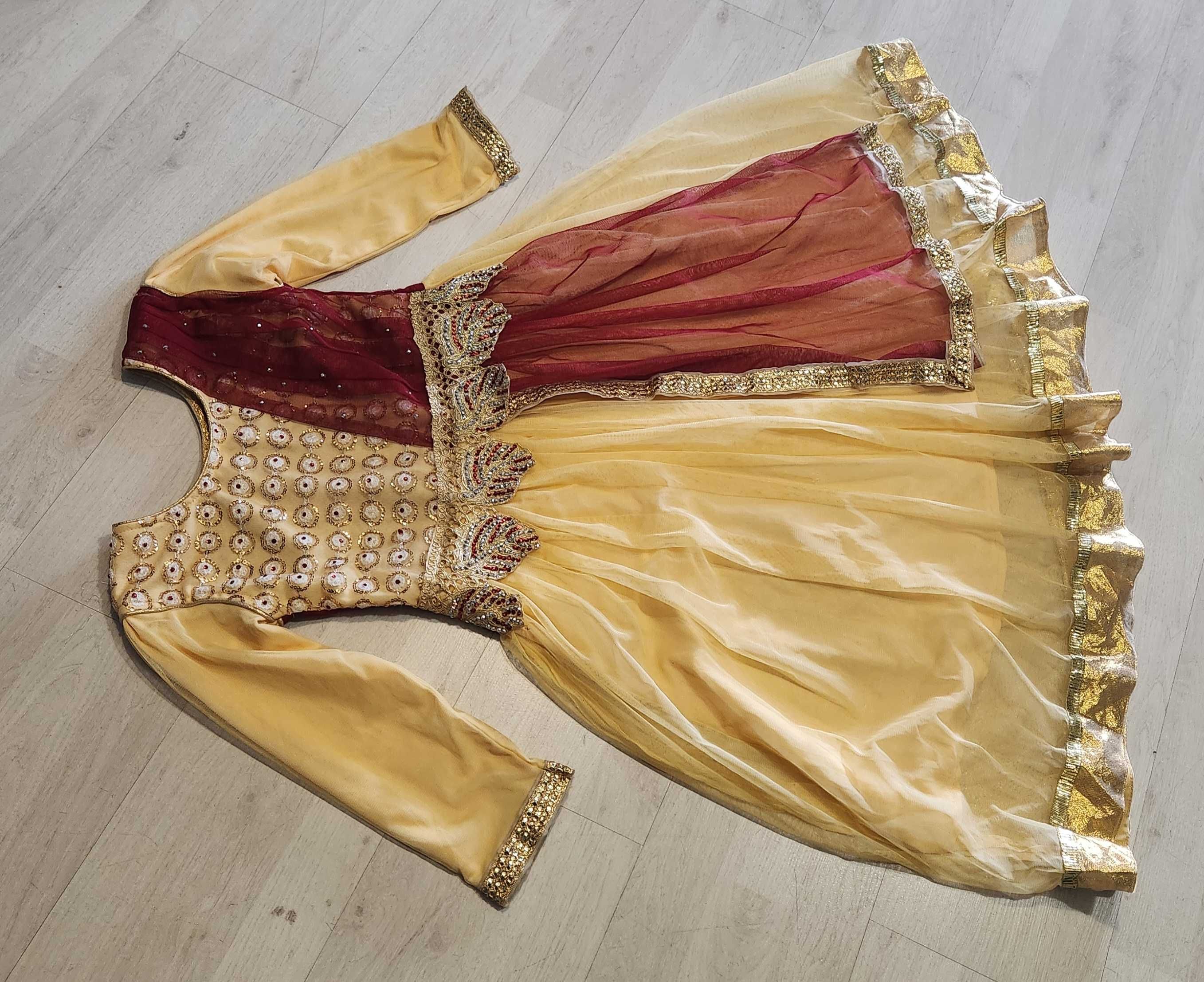 strój hinduska królowa sukienka królewna