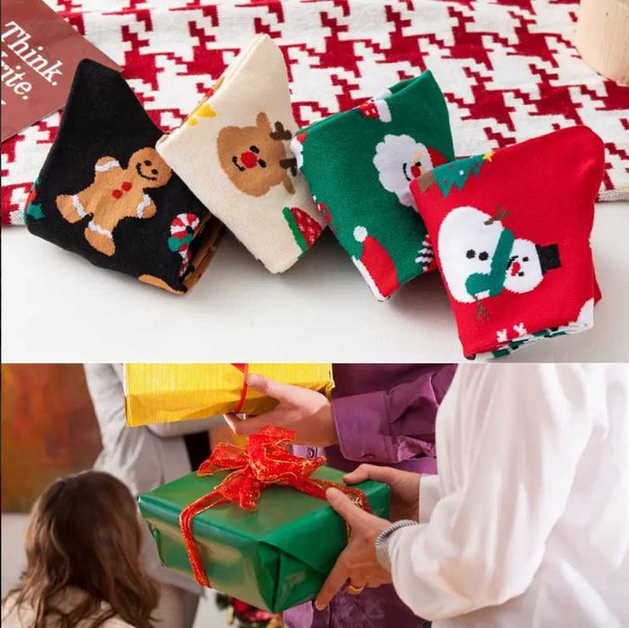 Skarpety Świąteczne „Rodzinny Vibe” (4-pak)