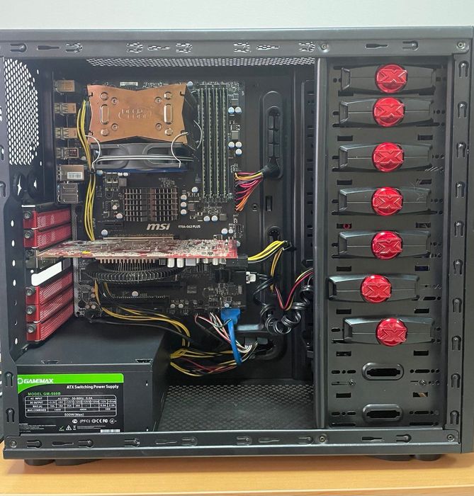 ПК: MSI 970A-G43 PLUS/AMD FX8320/32 GB DDR3/SSD 250 Gb/Radeon HD4800