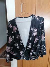 Camisa floral azul