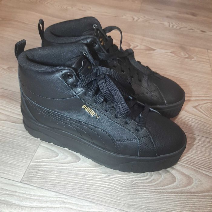 Продам осінні кросівки жіночі PUMA Karmen II Idol Mid чорного кольору