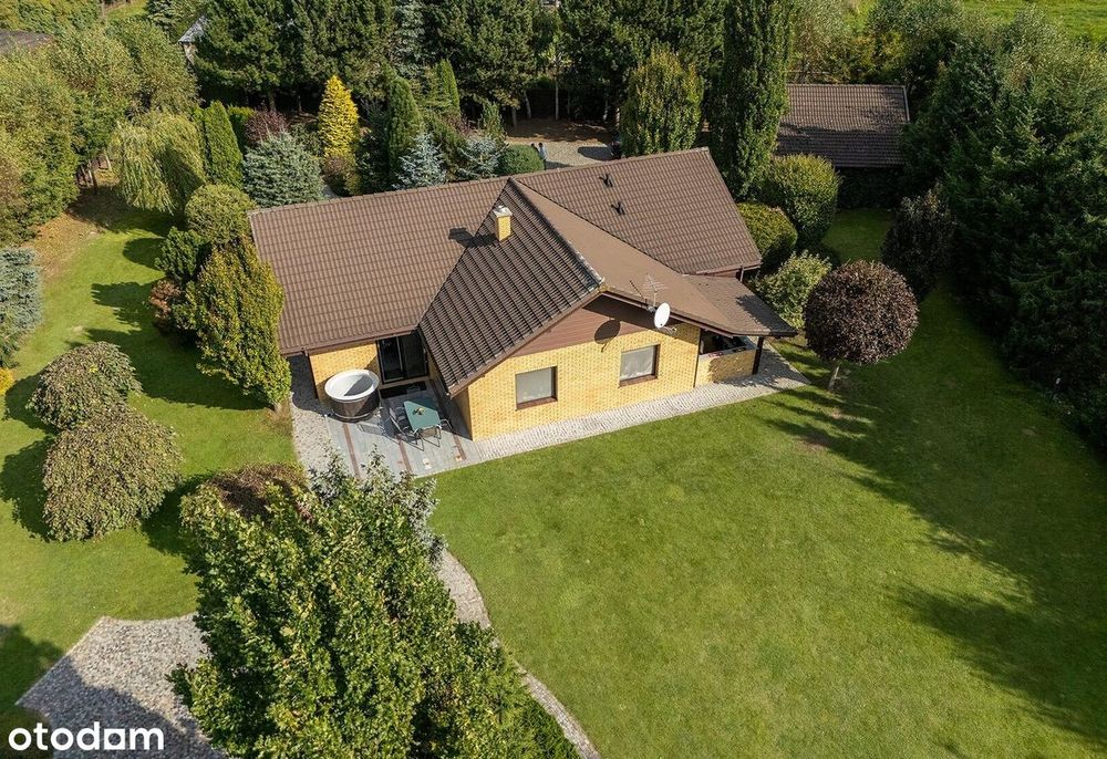 Tylko u Nas ! Nowoczesny, parterowy dom z garażem na dużej działce