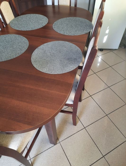 Komplet stół rozkładany plus krzesła 8szt