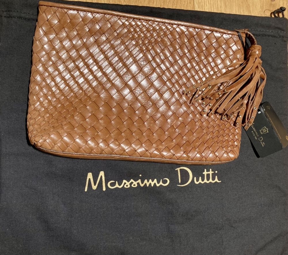 Massimo Dutti- NOWA torebka kopertówka kosmetyczka saszetka