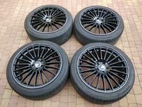 2734. Koła zimowe Volvo V90 XC40 5x108 Ford 235/50/19 Nokian 8.5mm