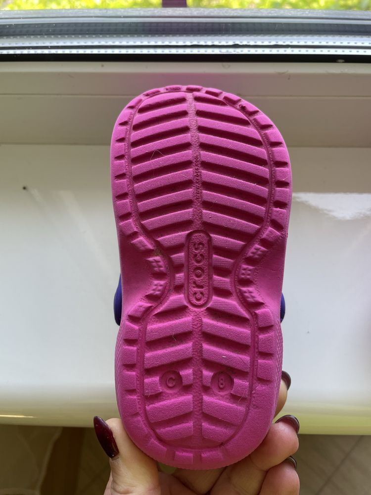 Оригінальні crocs c8, розмір 25, 149 см,утеплені