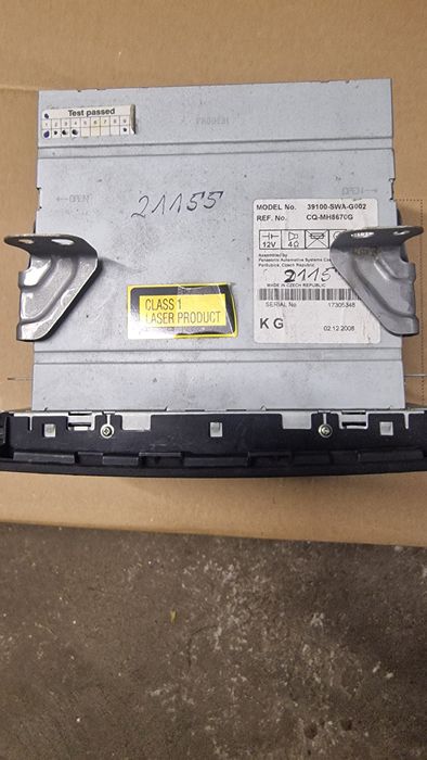 Honda CR-V III 2009-12 Radio Orginalne