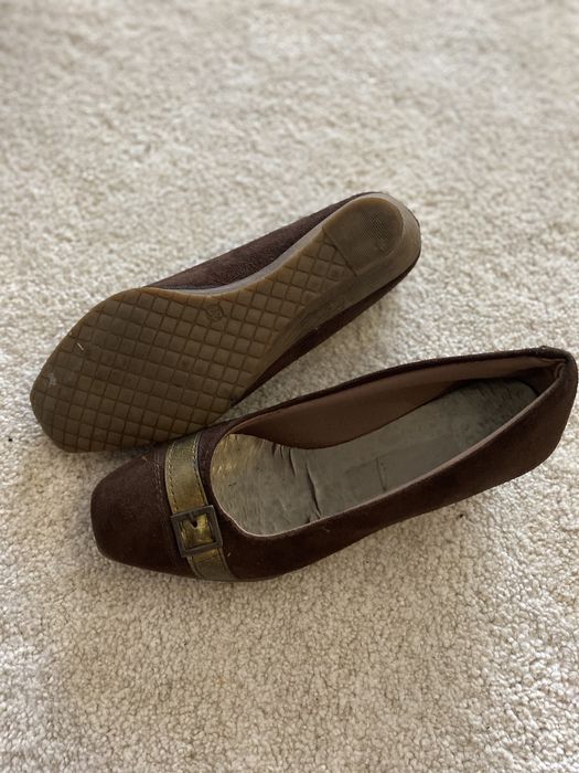Sapatos camurça, tamanho 37