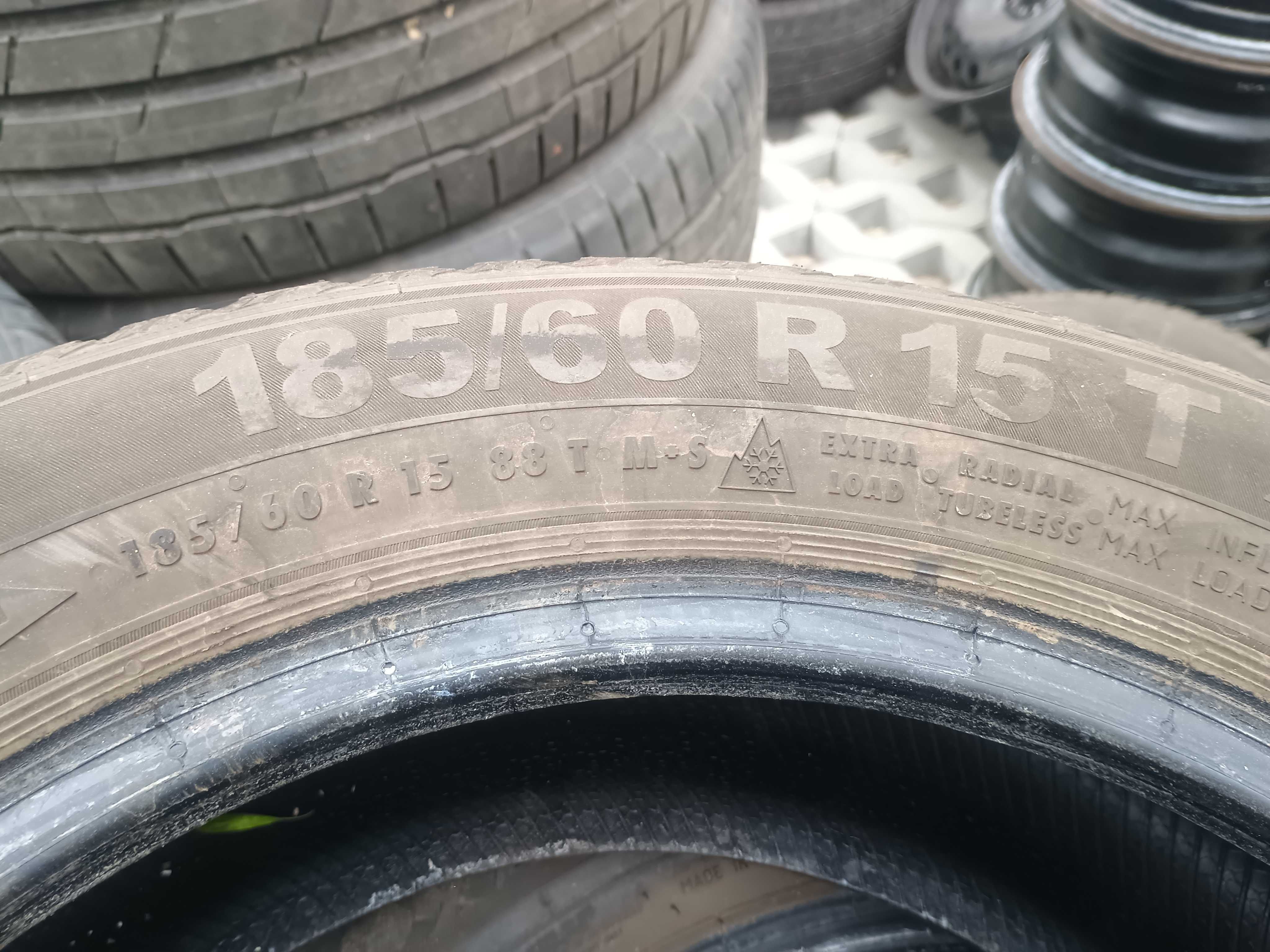 Zimowe opony Semperit 185/60 r15 Para 2 sztuki 2022r. 7.6 mm