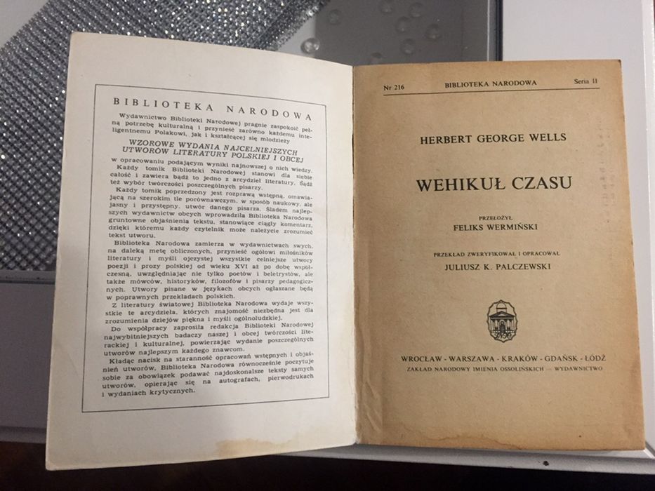 Wehikuł czasu Herbert George-Wells