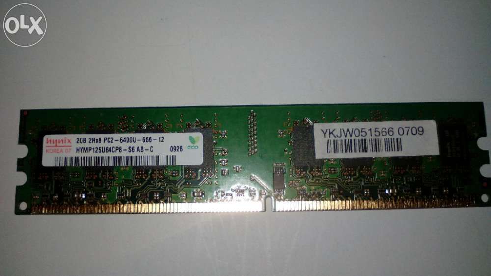 Memória RAM 2gb 2rx8 pc2 Nova