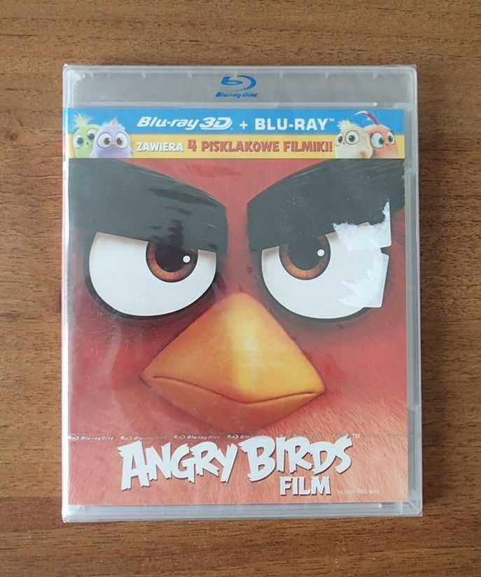 Angry Birds Blu-Ray 3D - Blu-ray - Nowy -Polskie wydanie !!