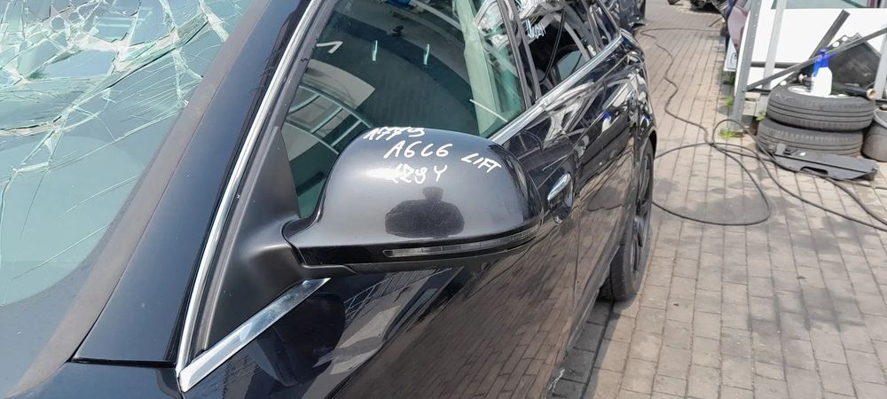 AUDI A6 C6 LIFT LUSTERKO LEWE PRZEDNIE LEWY PRZÓD KOLOR: LZ9Y