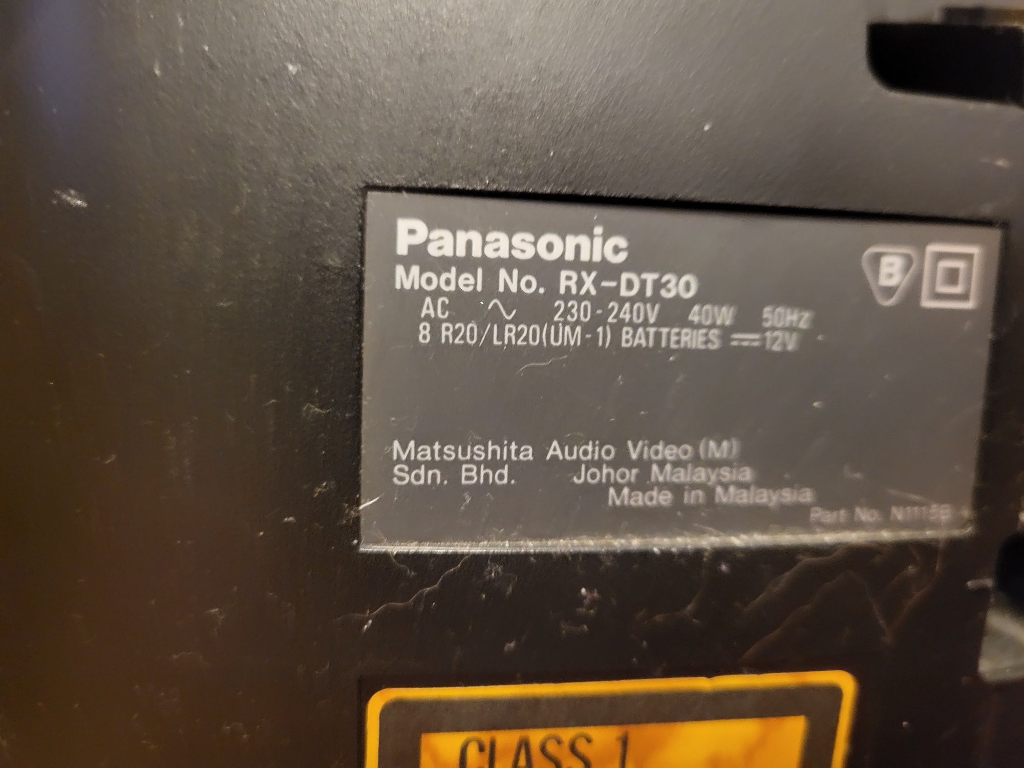panasonic  RX-DT30