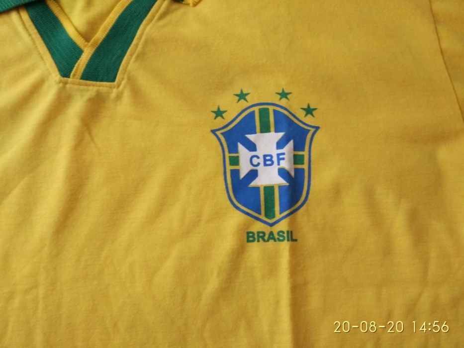 Camisola com gola Selecção Brasil