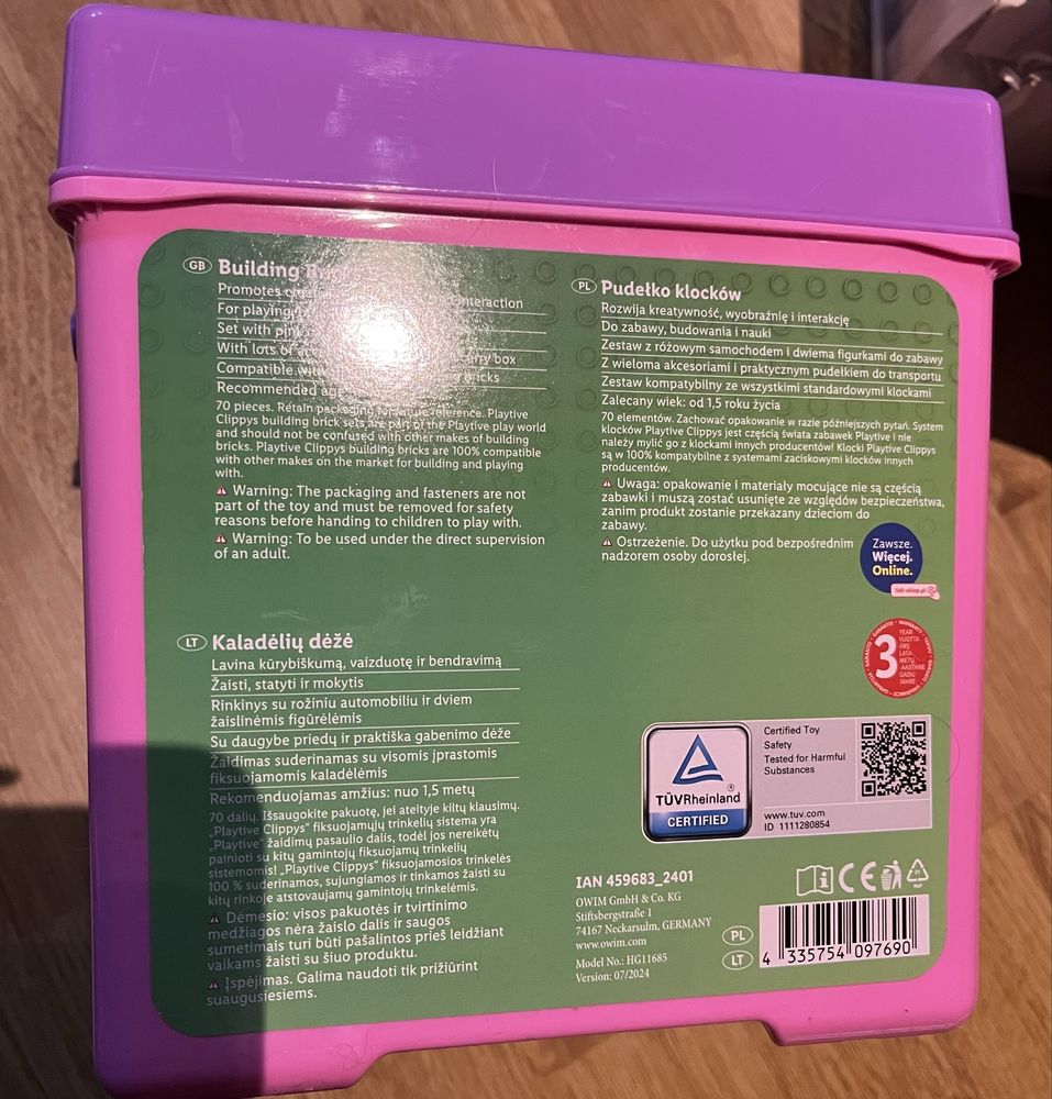 Zestaw klockow playtive 1,5 +lat
