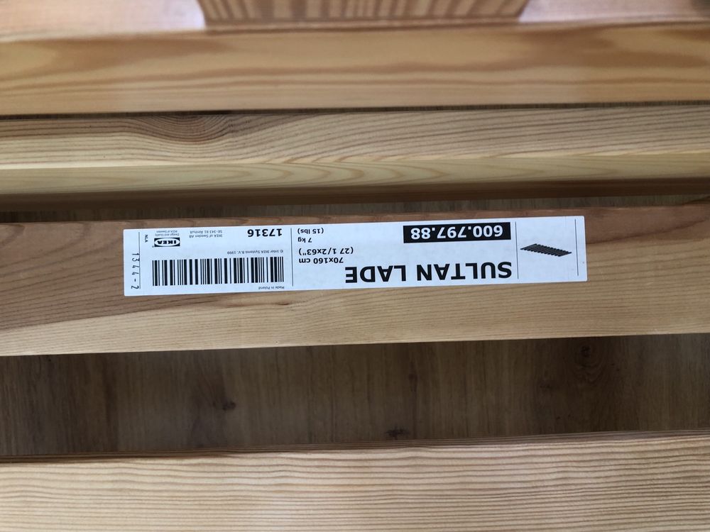 Łóżko pojedyncze Ikea lada sultan