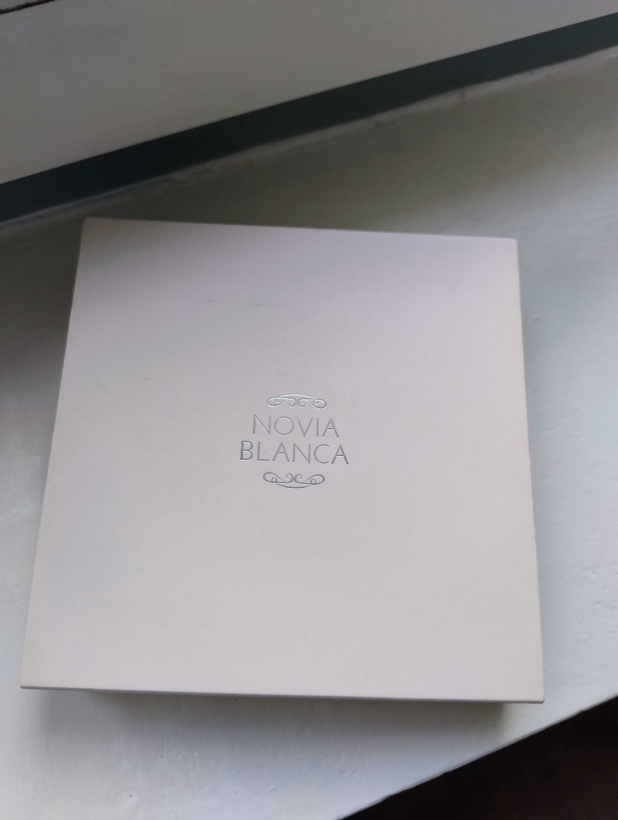 Srebrny wianek opaska do włosów ślub komunia Novia Blanca
