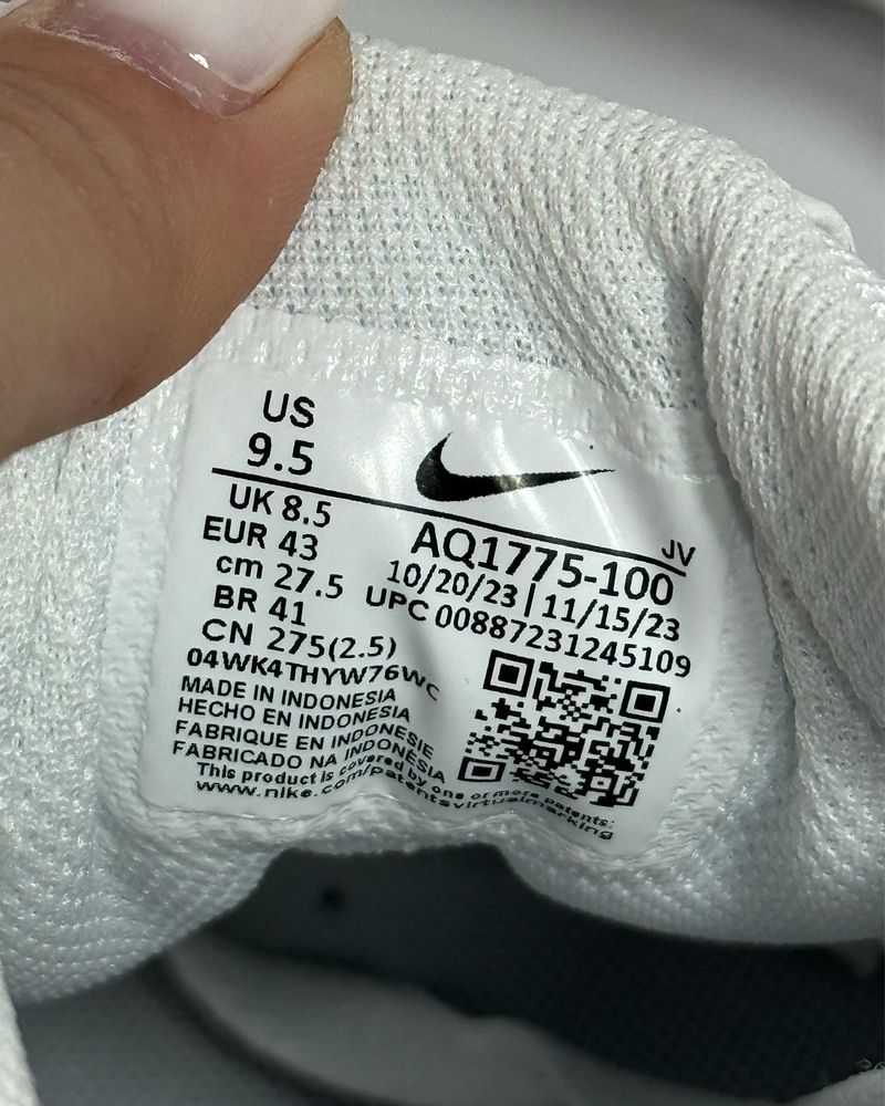 Оригінал Кросівки Nike Ebernon Low AQ1775-100 Кроссовки Найк Оригинал