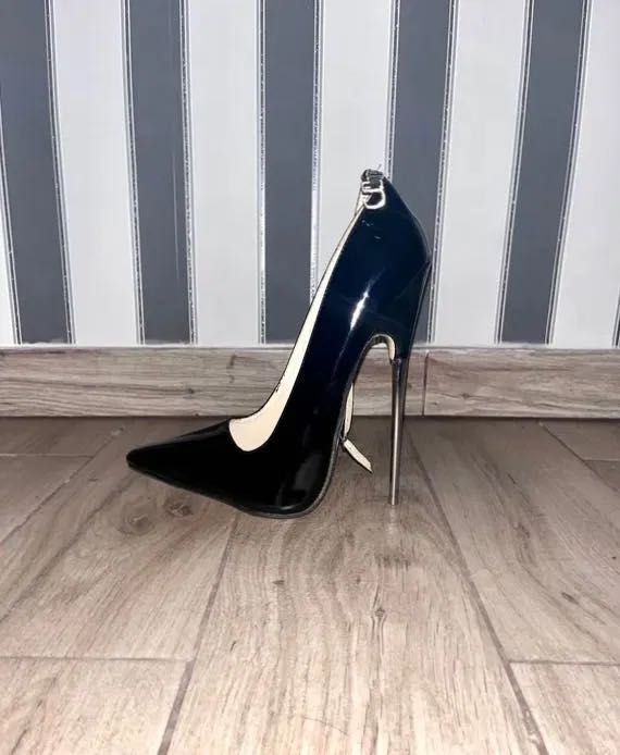 111/OD RĘKI 40 unisex Extreme Metal Heel Crossdress czółenka szpilki