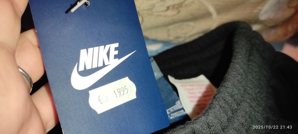 Теплые новые штаны с начёсом Nike рост 128-137