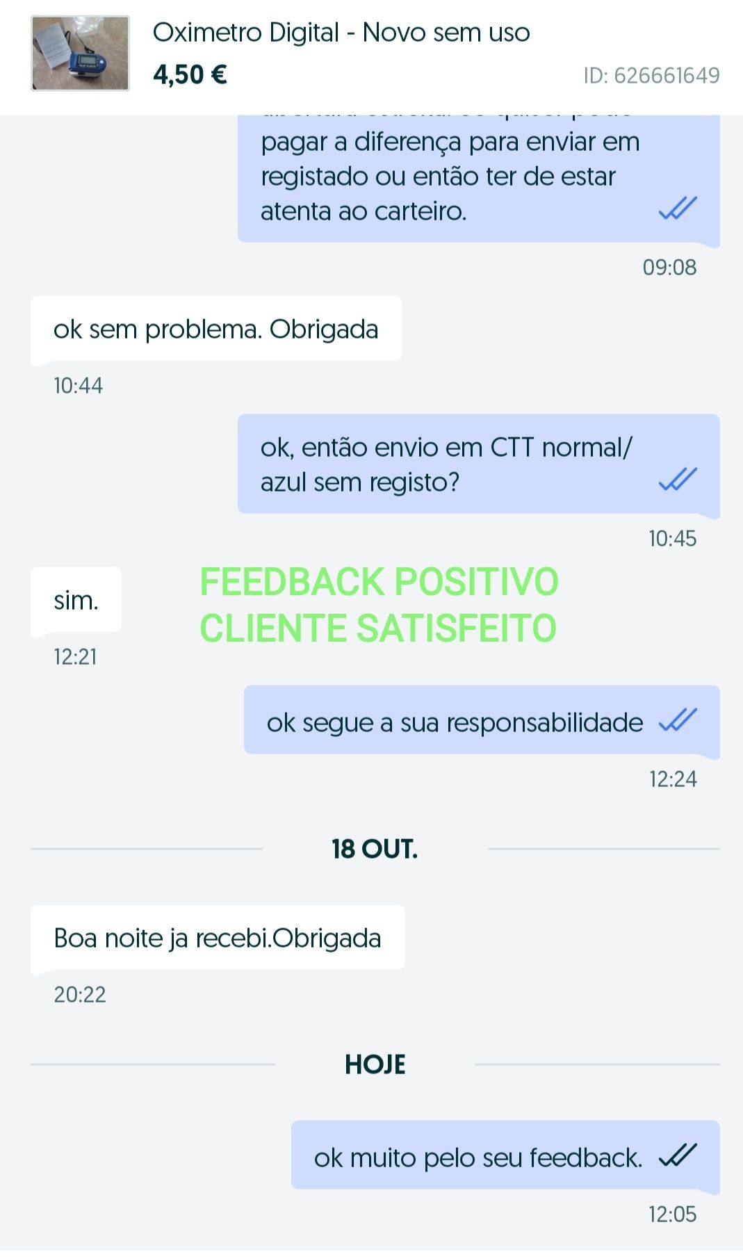 Oximetro Digital de Dedo - Novo e testado