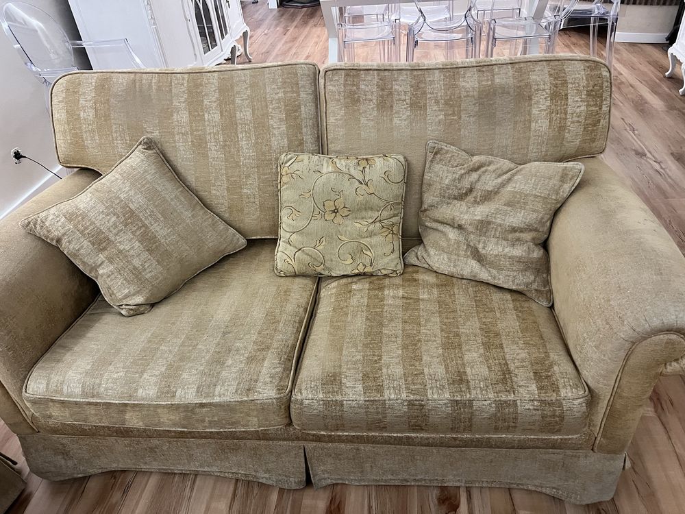 Conjunto sofás riscas