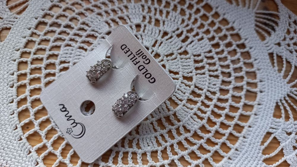 Кліпси в золотому та сріблястому тоні на вухо