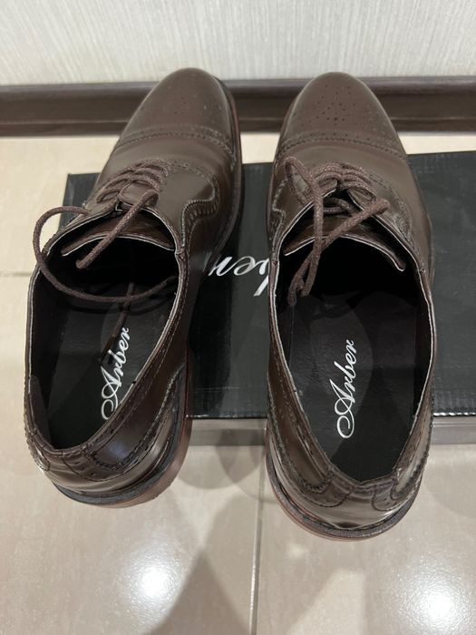Новые туфли Arber Оксфорды Броги Туфлі оксфорди