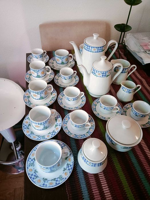 Serviço de chá e serviço de café porcelana