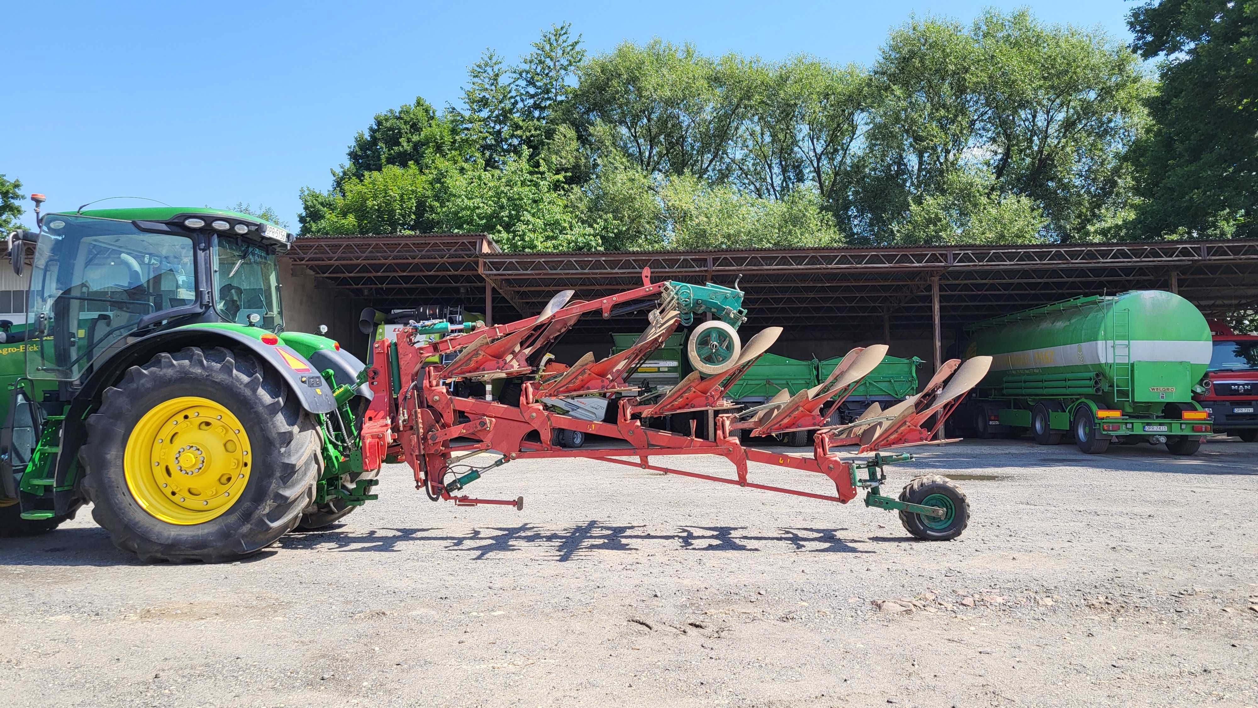 Pług 5-skibowy Kverneland EG 100 ze wzmacnianą wieżą  2015 rok