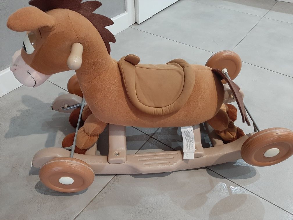Konik KIDDIELAND TOY LIMITED  jeździk/ konik na biegunach 2w1