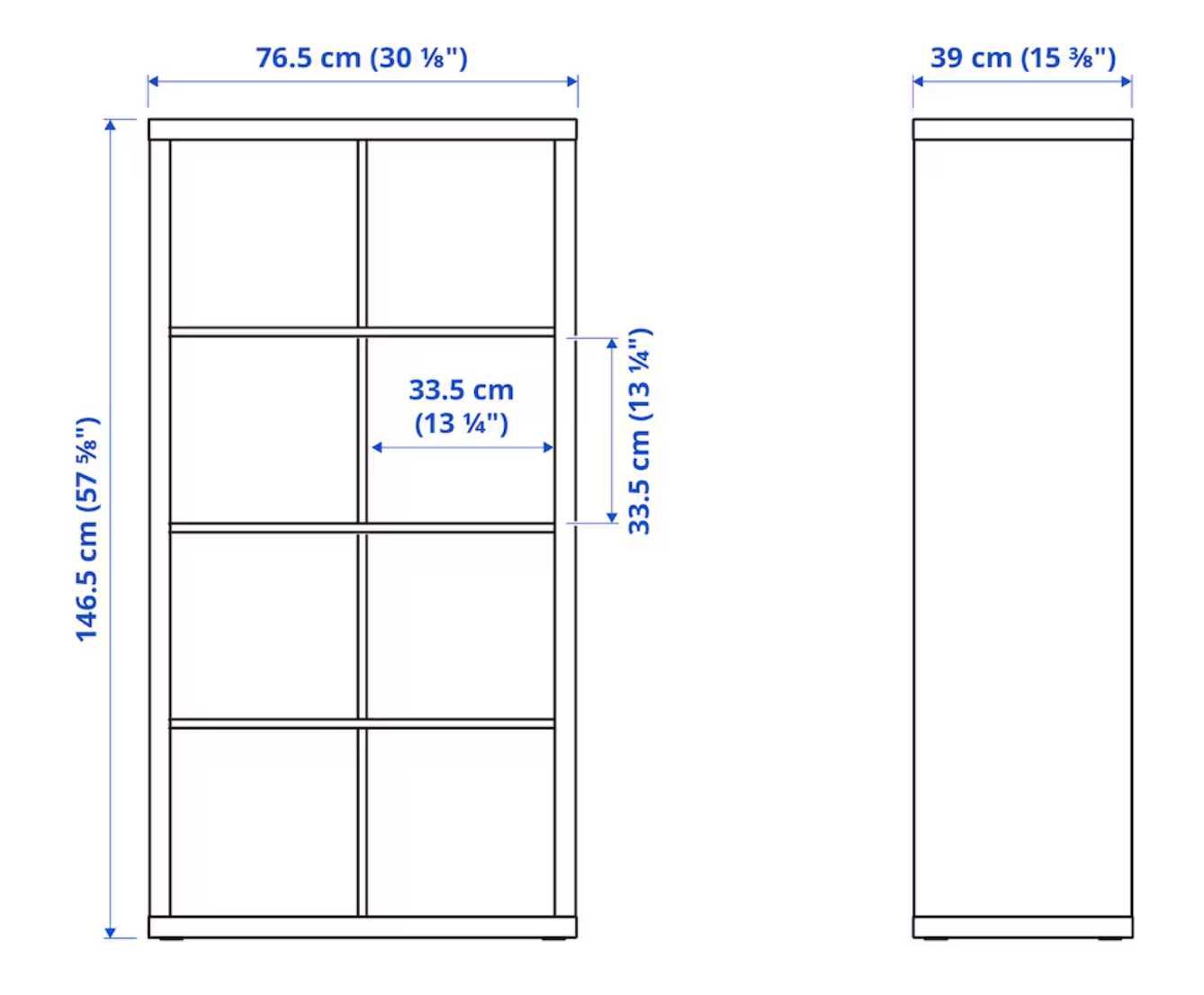 Стеллаж Ikea Kallax