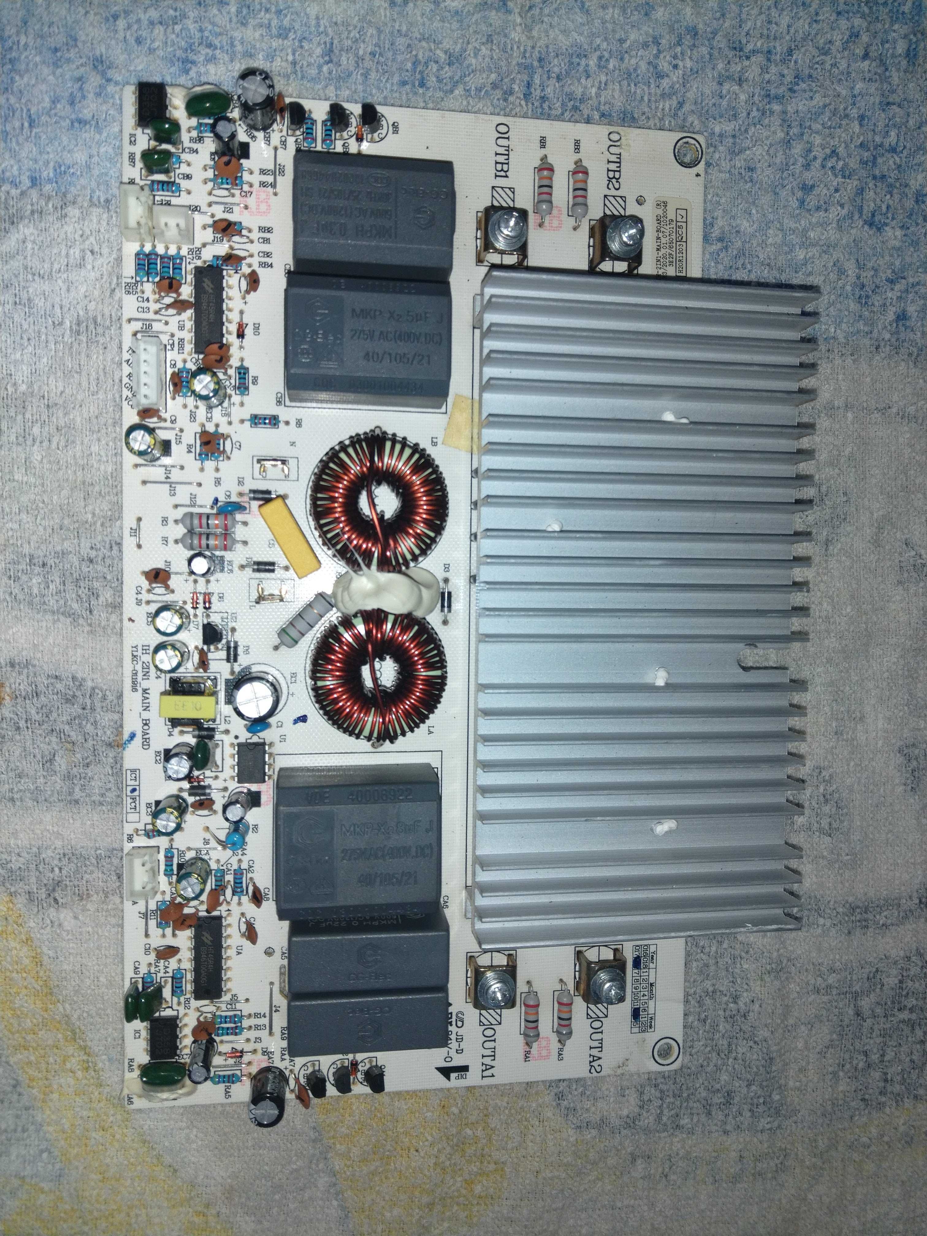 Placa indução, peças