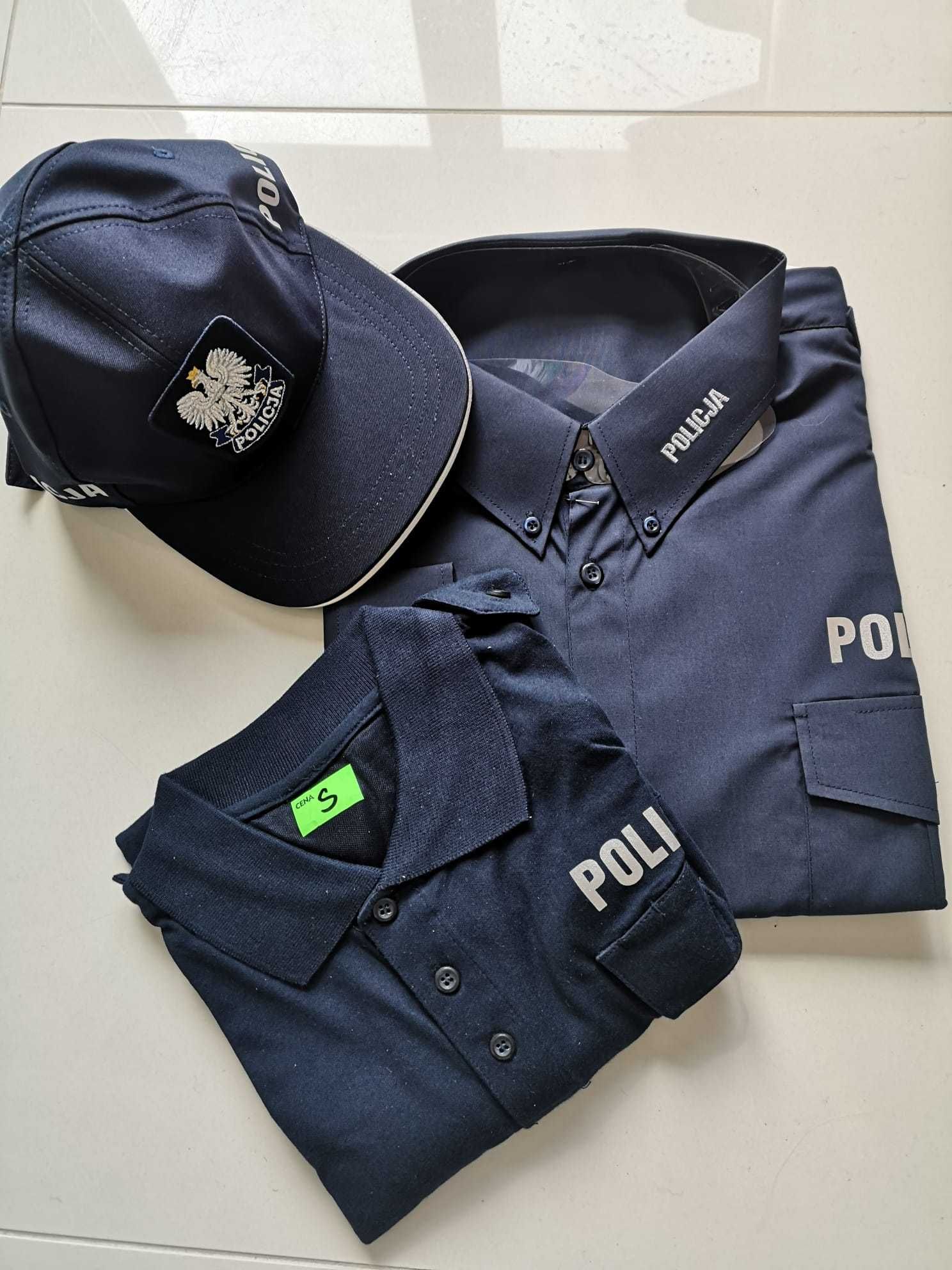 Koszule policyjne granatowe męskie i damskie