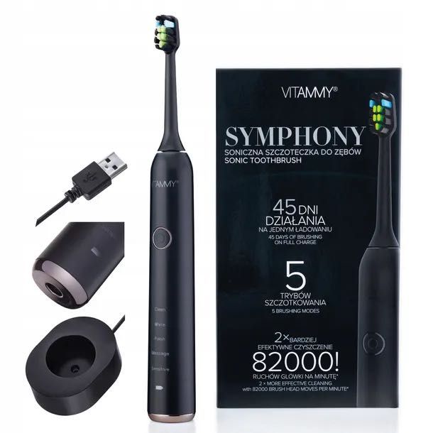VITAMMY Symphony Szczoteczka soniczna do zębów USB