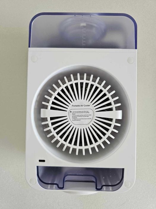 ZASTION Klimatyzator przenośny mini wentylator LED, obrotowy 4w1