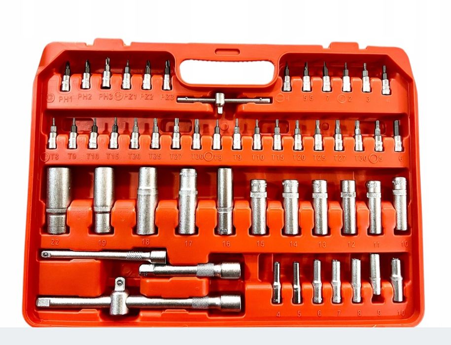 Profesjonalny zestaw kluczy nasadowych 171 szt. Krischner KN-017