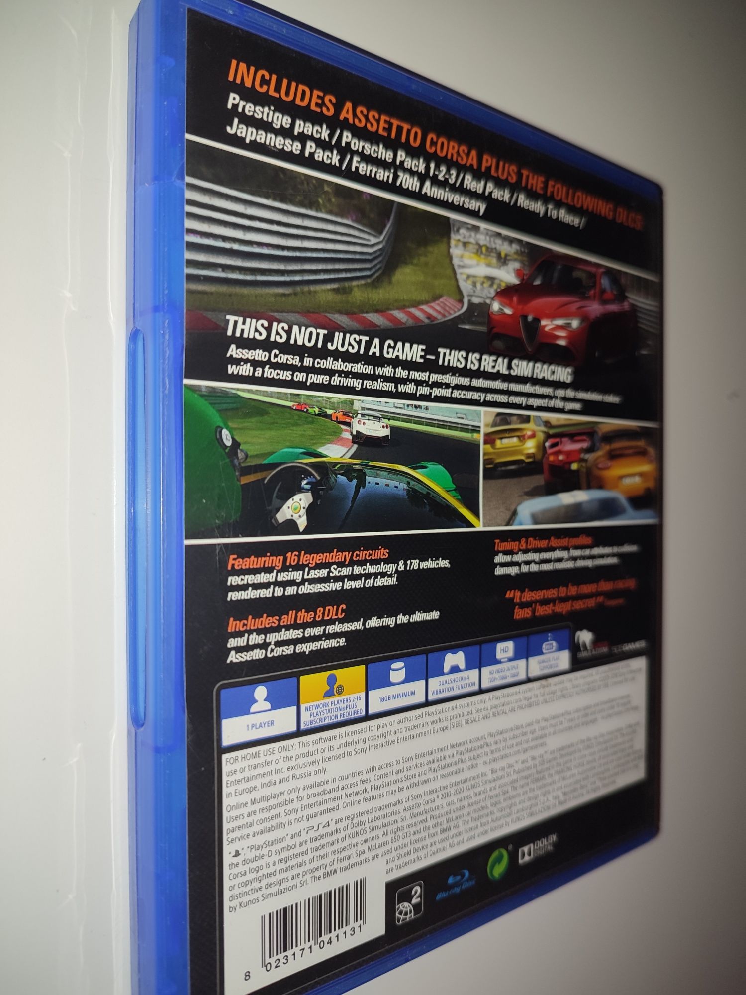 Gra PS4 Assetto Corsa Ultimate Edition gry PlayStation 4 UFC Mafia NFS